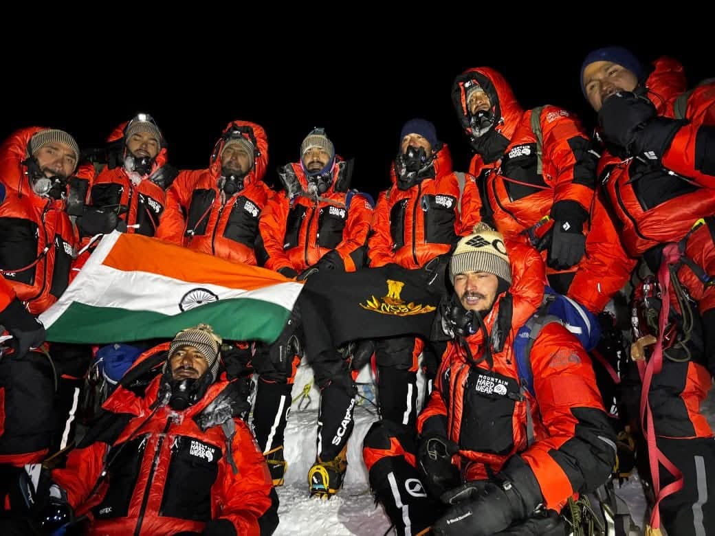 Bavinder from Seri Bhangal Conquers Mount Everest, Hoists the Tricolor; Brings Glory to Jammu & Kashmir.