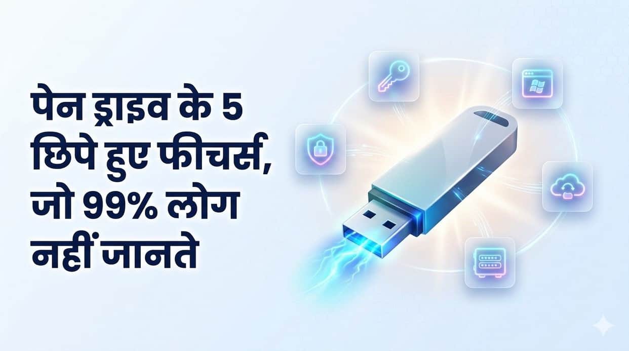 Pen Drive Hidden Features: 5 Powerful Ways Use  USB Drive
