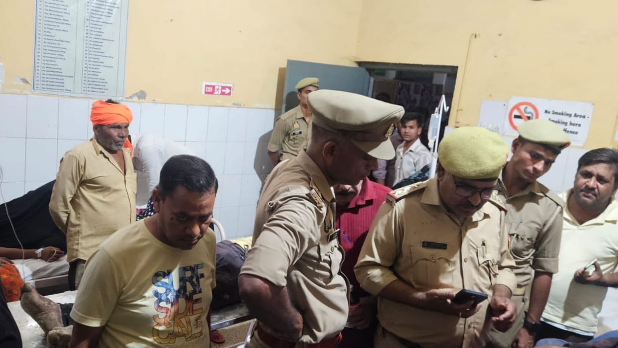 goons shot a man for protesting against abusive language in Shahjahanpur