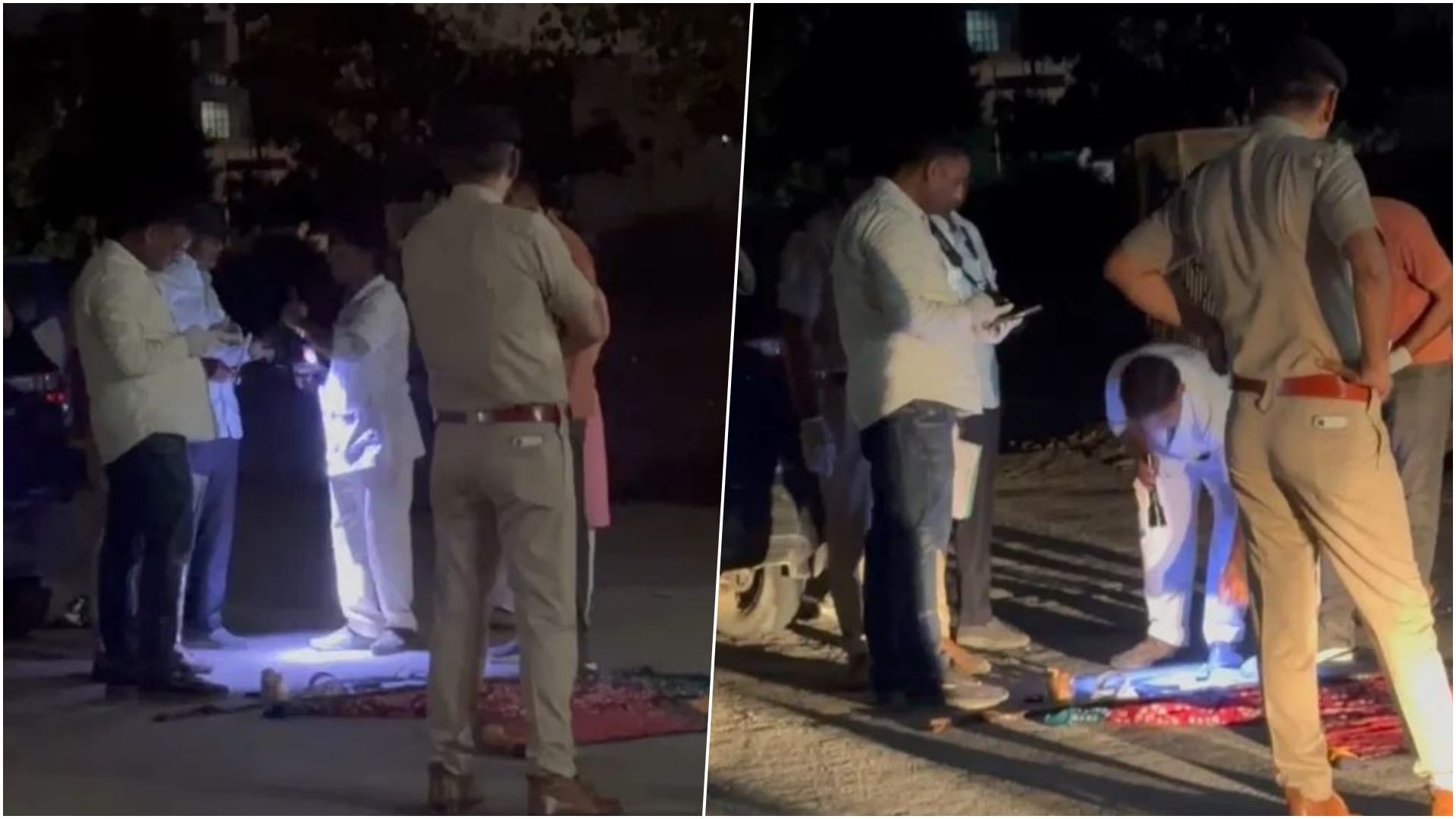मौके से साक्ष्य जुटाती एफएसएल टीम