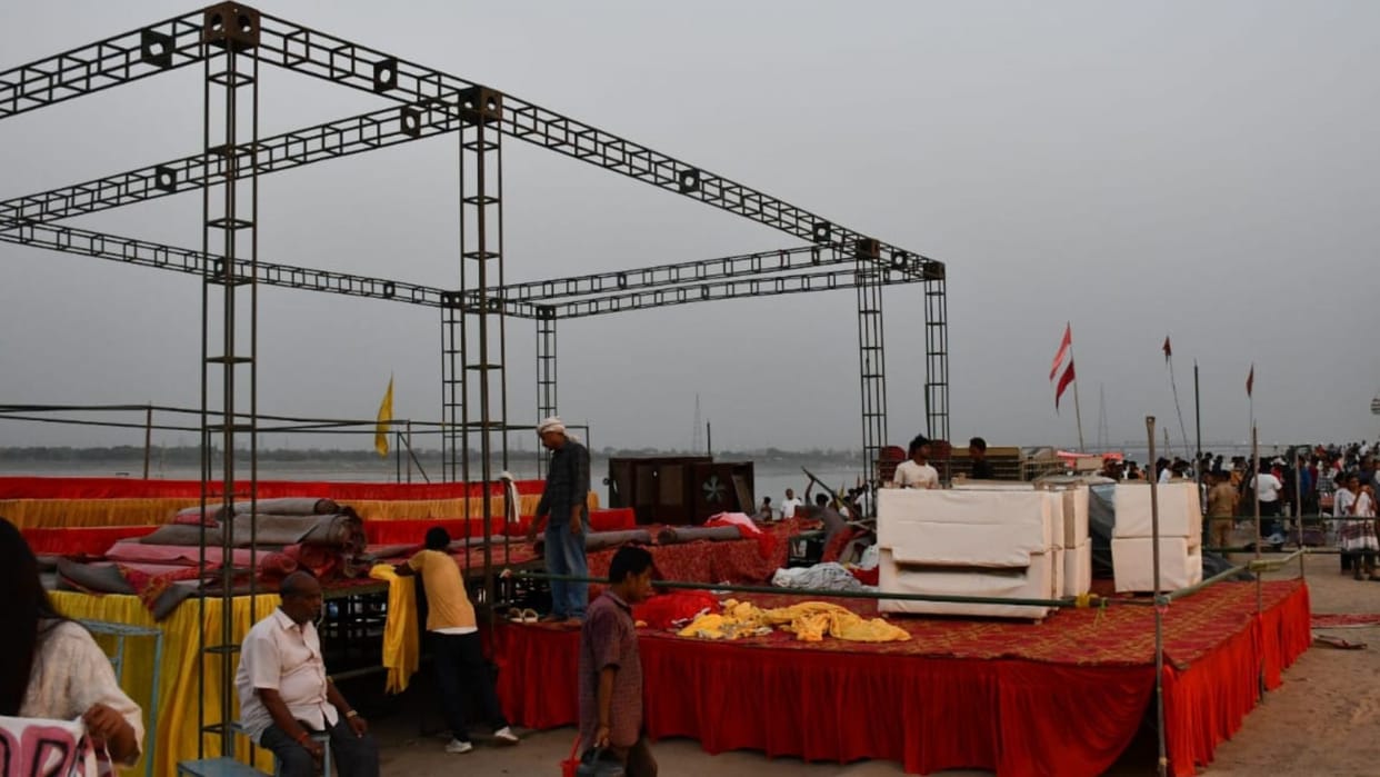 Ganga Dussehra Adornment and Offerings at 10 Temples Worship of Mother Jahnavi Take Place Ghats