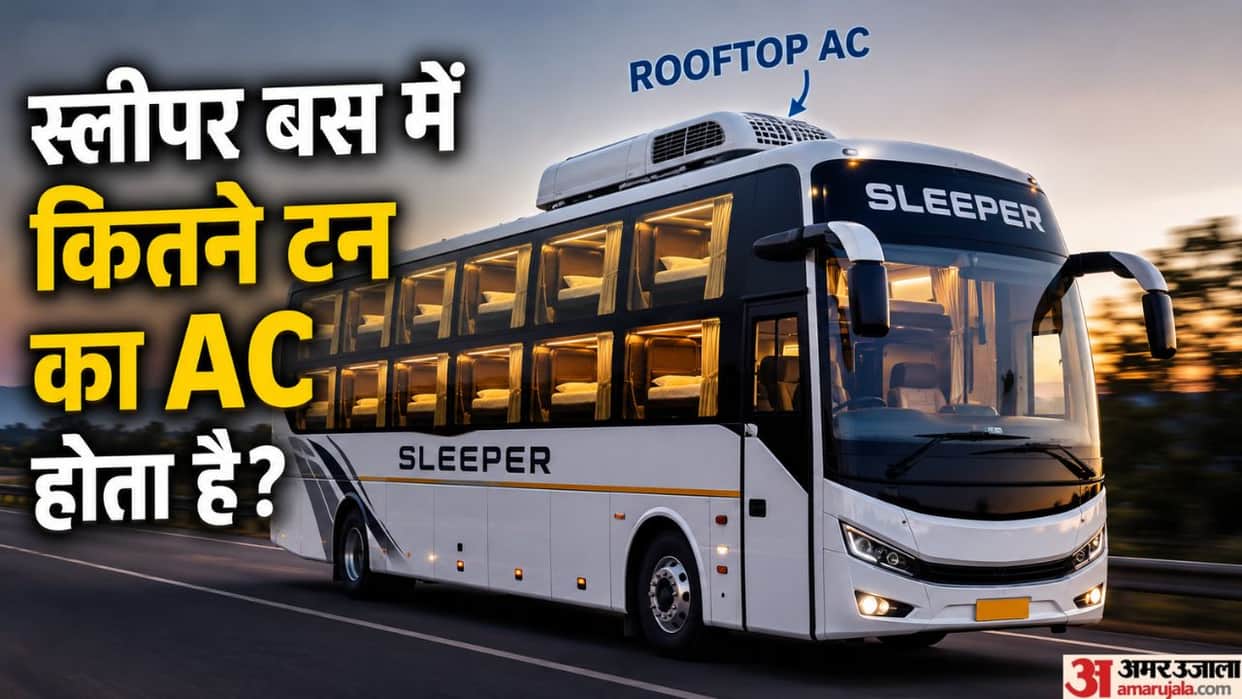 sleeper bus ac tonnage capacity and mileage impact hindi