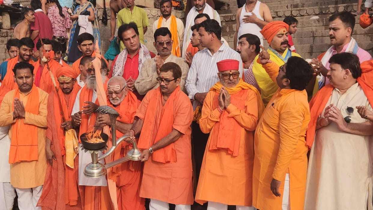 Ganga Dussehra scorching heat Nautapa devotees found spiritual solace through refreshing dip Ganges
