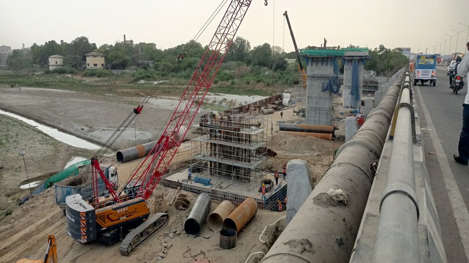 Agra Metro Construction Speeds Up as Yamuna Bridge Nears Completion