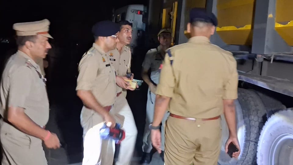 Uncontrollable Dumper Crushes Devotees Attending Ramayana Recitation at Temple in Amroha Three Dead