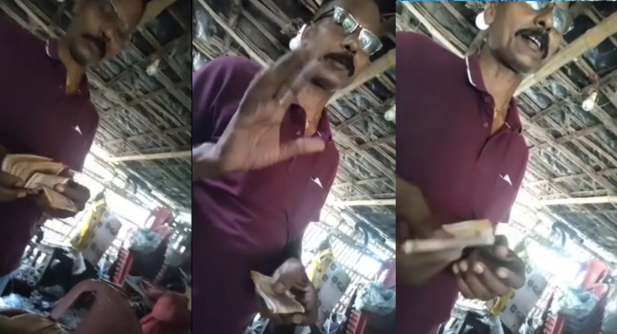 Bihar ASI Suspended After Video of Him Counting Bribe Cash Goes Viral