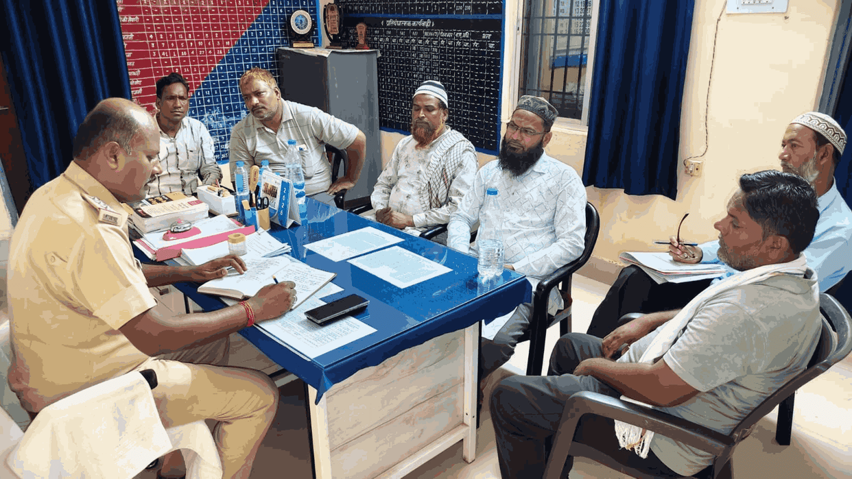 Peace Committee Meeting in Metra on Eid