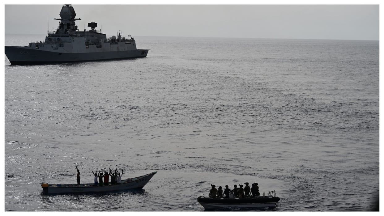 indian navy timely intervention saves merchant vessel mv mashallah in indian ocean