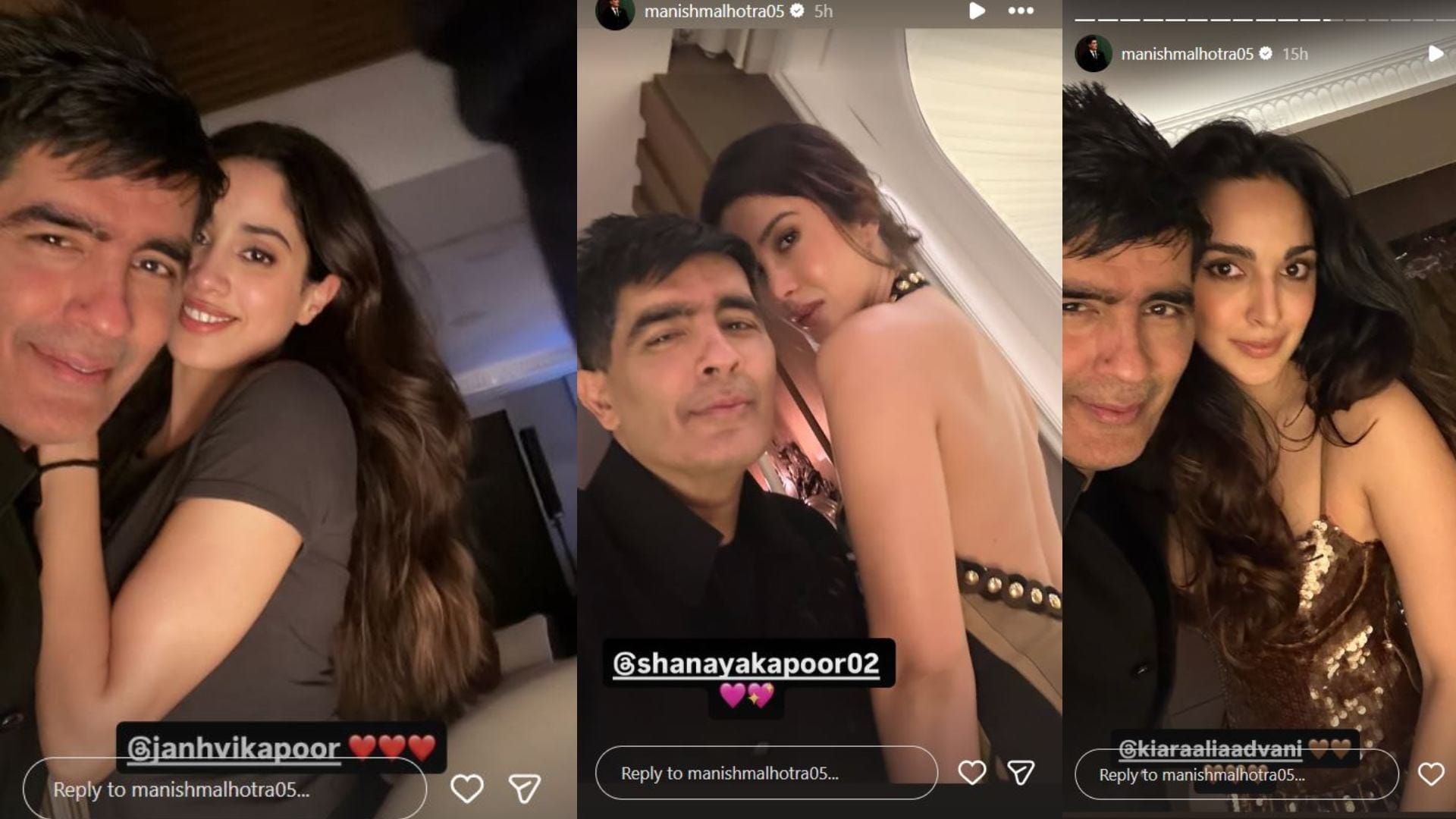 Kuch Kuch Hota Hai stars at Manish Malhotra home Kareena Kapoor Karisma Kapoor were present