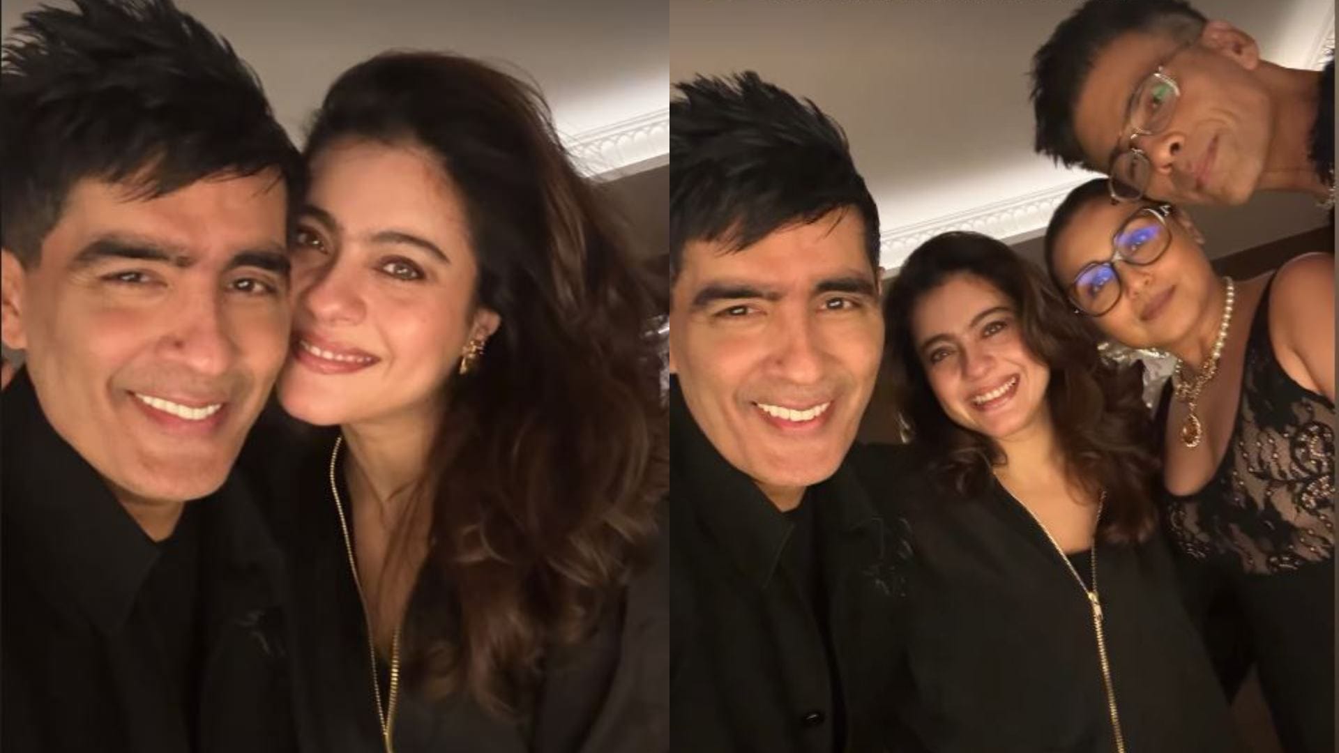Kuch Kuch Hota Hai stars at Manish Malhotra home Kareena Kapoor Karisma Kapoor were present