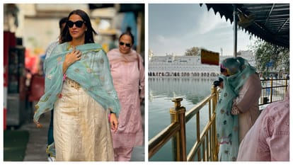 Neha Dhupia dives into authentic chole bhature seeks blessings at Golden Temple in Amritsar