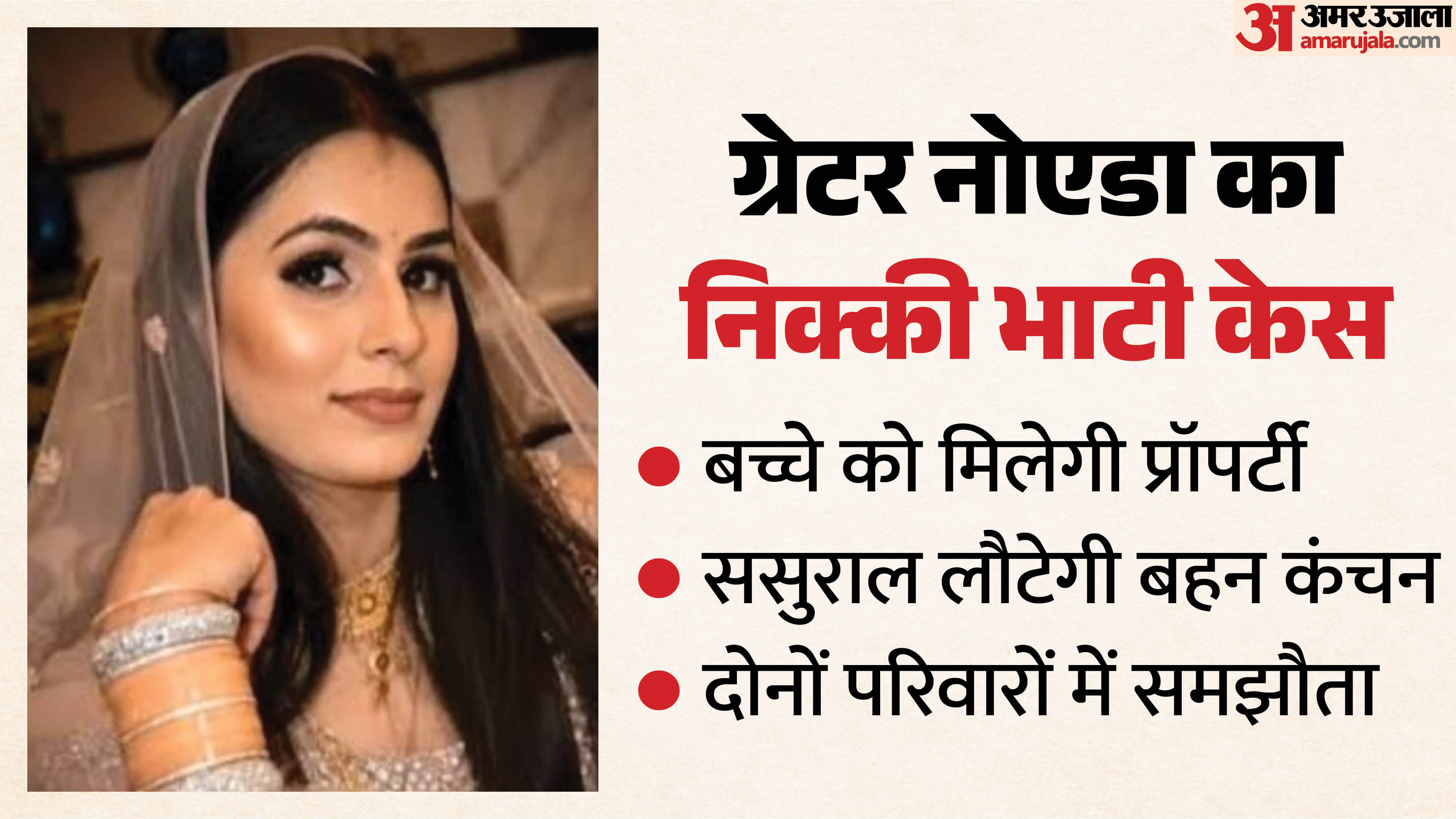 her sister Kanchan will return to her in-laws' home Nikki Bhati death case settlement within family