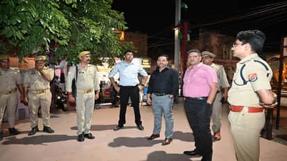 Tight Security in Agra for Bakrid 1500 Police Personnel Deployed with Drone Surveillance