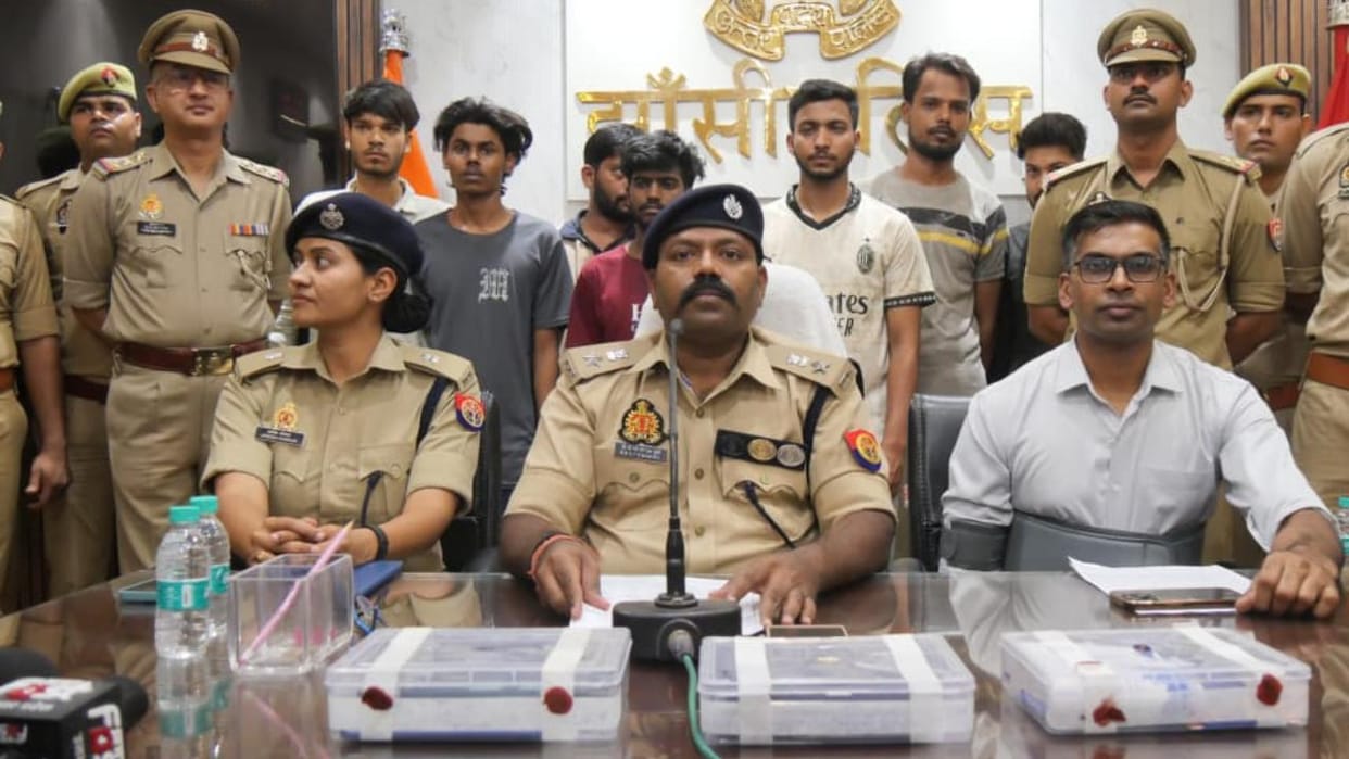 Jhansi: Seven cyber fraudsters arrested for stealing crores by hacking gaming app payment servers