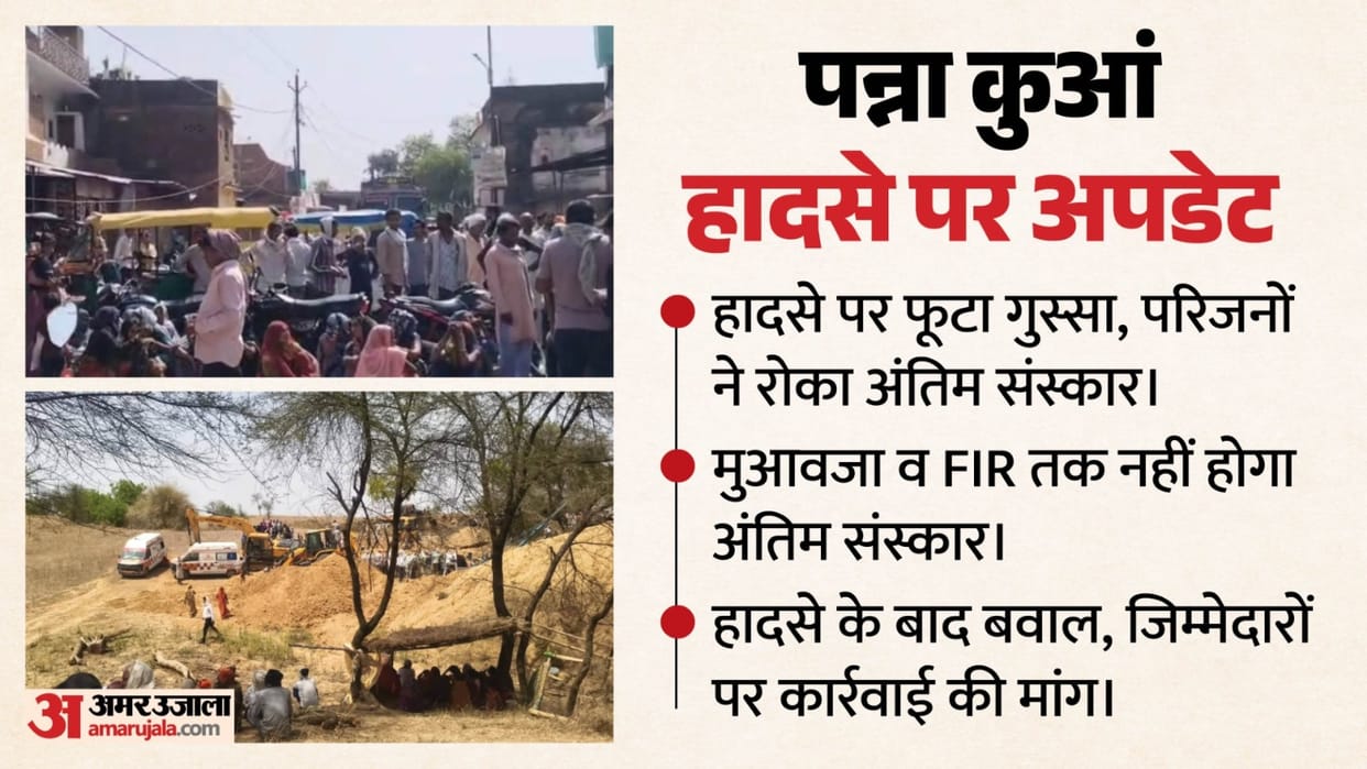 Uproar Over Panna Well Tragedy: Families Refuse Last Rites Until FIR is Filed and Compensation