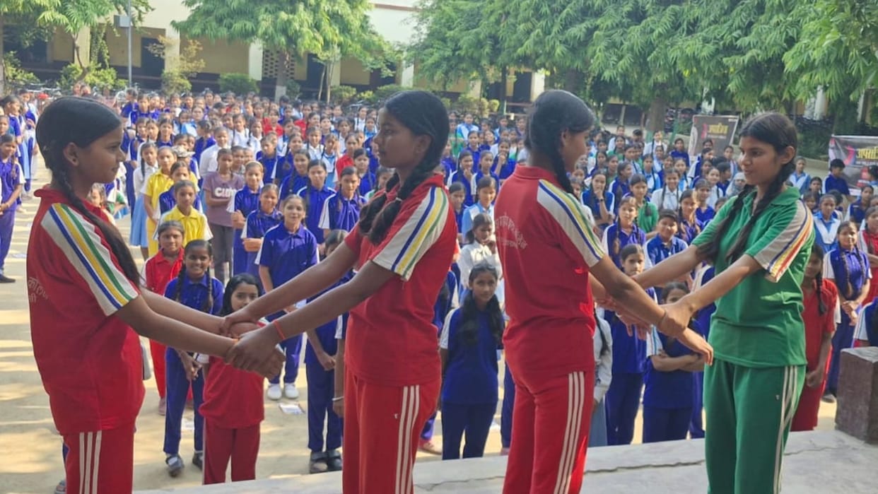 Varanasi News 650 Girls Master Nuances of Self-Defense Students Taught Karate and Given Tips