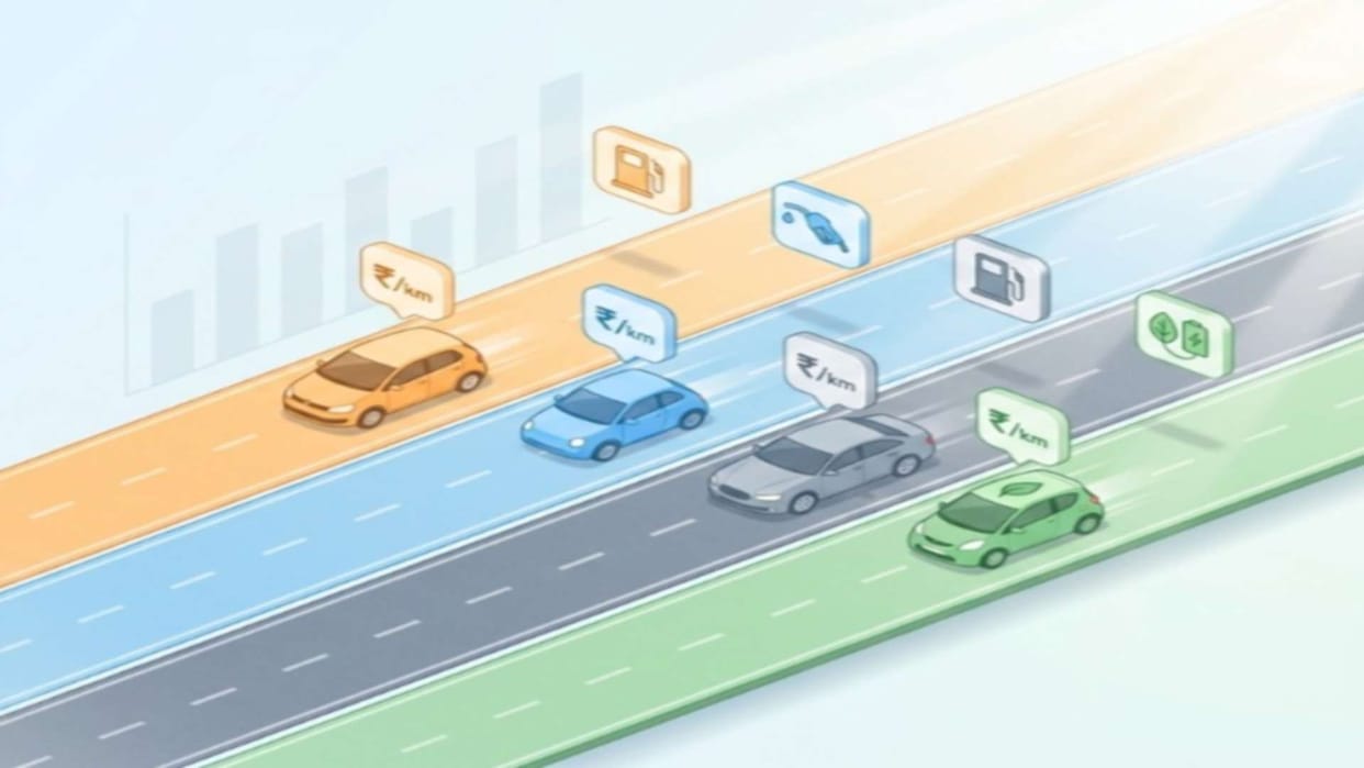 Petrol vs CNG vs Hybrid vs Diesel: Which Car Offers Lowest Running Cost