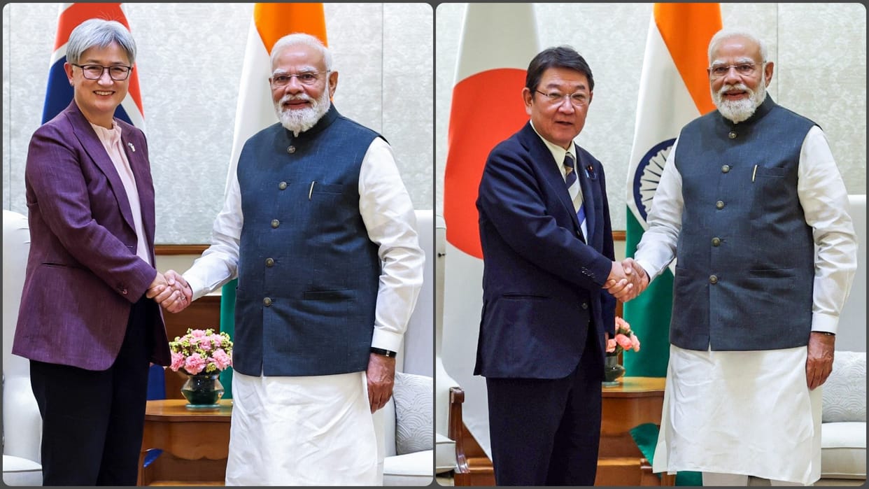 PM Modi meets Japanese Foreign Minister Toshimitsu Motegi; Quad meeting, Indo-Pacific, energy security