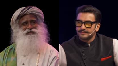 Ranveer Singh Meet Sadhguru Ask What is the purpose of life Amid Ban Controversy