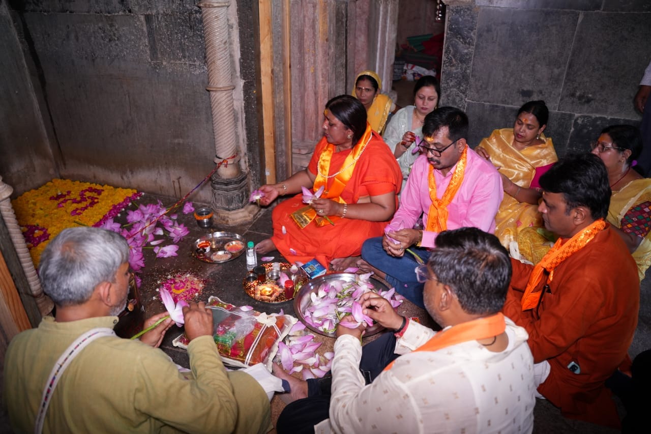 धार भोजशाला पहुंचीं रंजना अग्रिहोत्री
