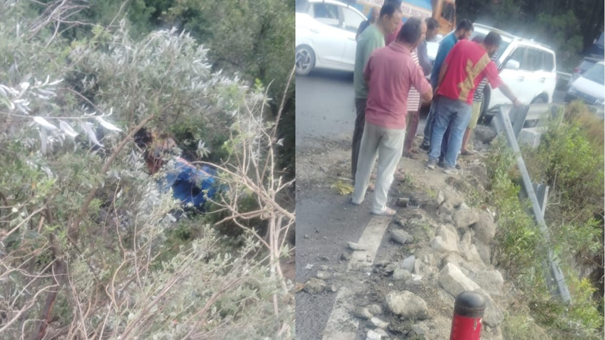 Mussoorie Accident Water Tanker Plunges into 50 Meter Deep Gorge in Mussoorie Driver Dies