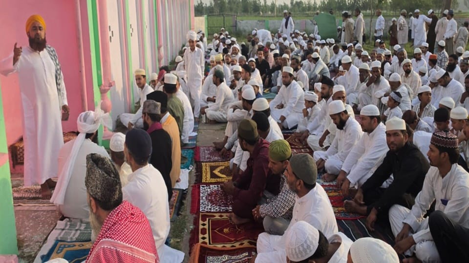UP: Enthusiasm marks Bakrid in the Moradabad Division; crowds gather at Eidgahs and mosques