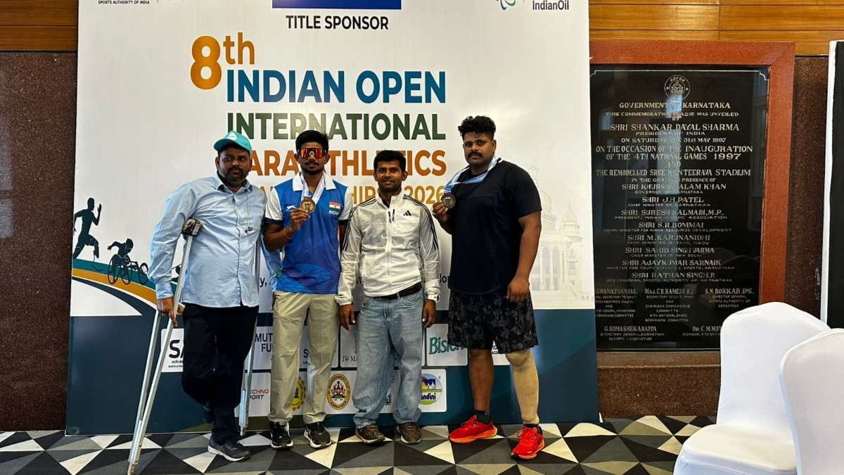 bihar para athletes win 4 medals indian open para athletics championship 2026 shailesh himanshu archana