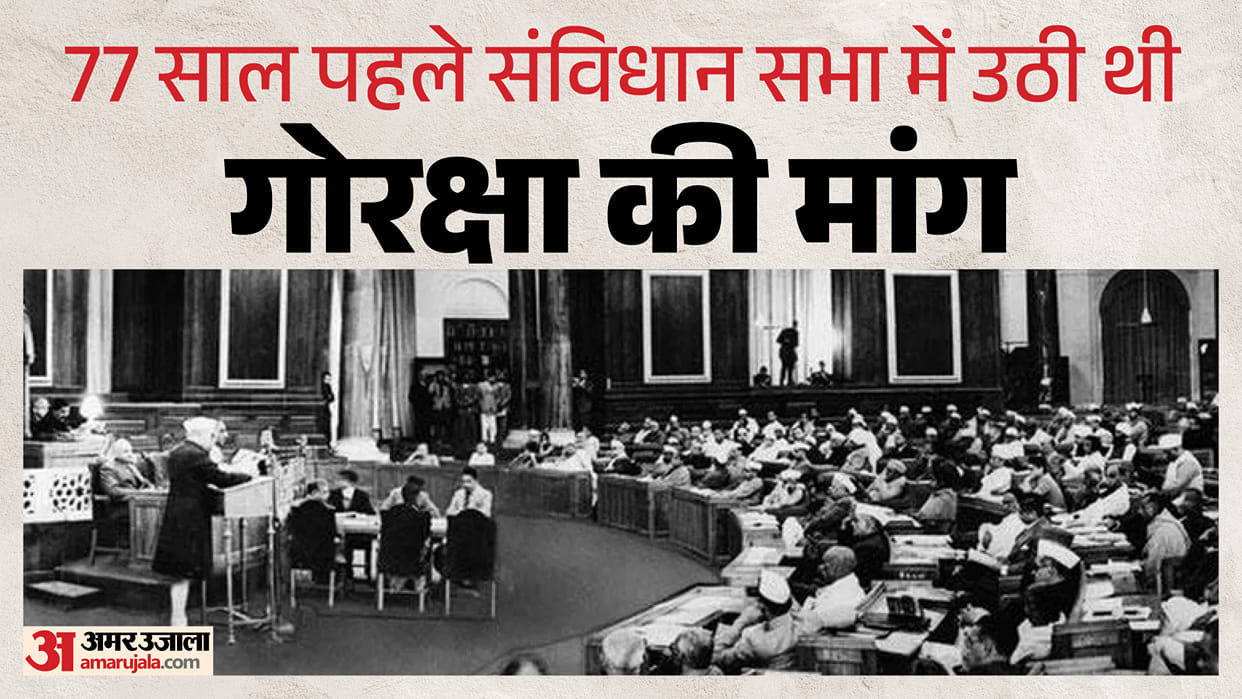 Cow national Animal When Muslim members backed cow slaughter ban as fundamental right in Constituent Assembly