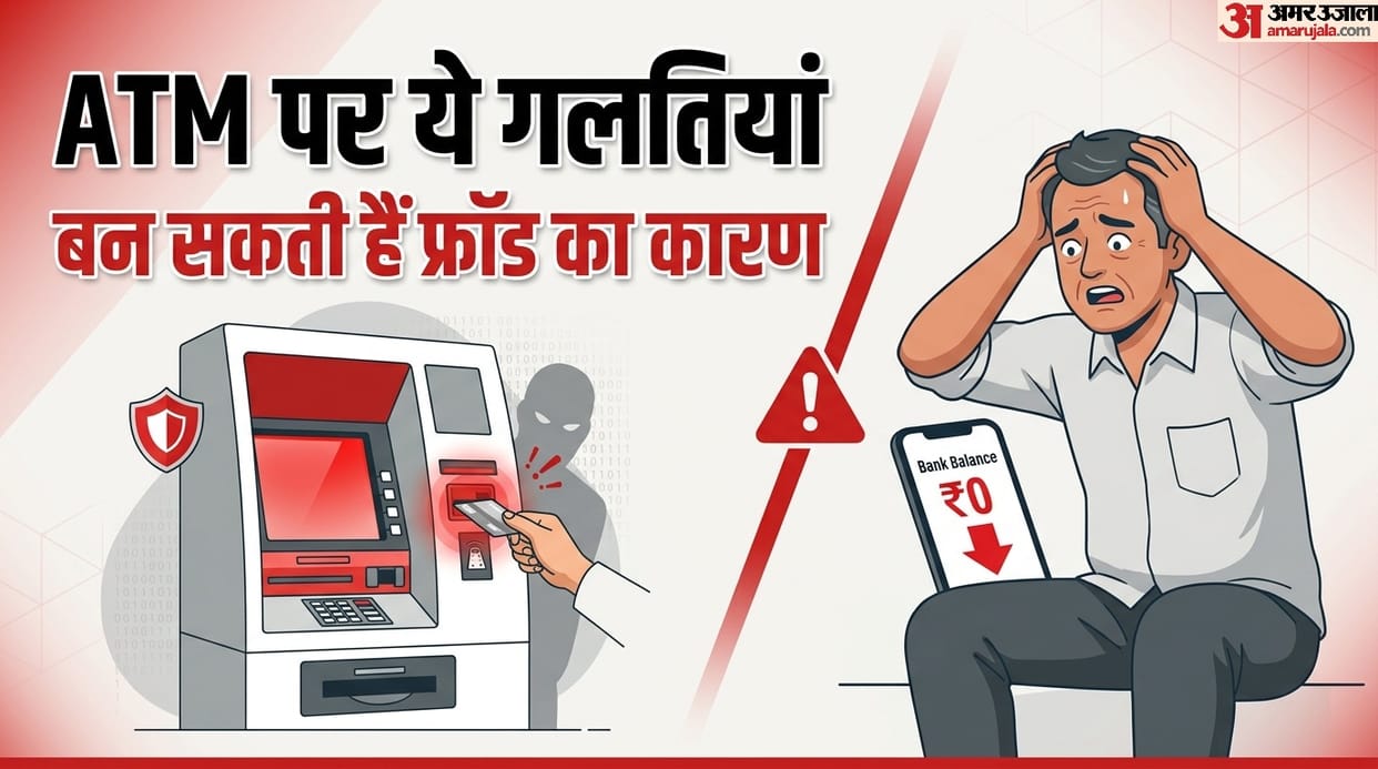 What are the things to keep in mind while withdrawing money from ATM to avoid fraud