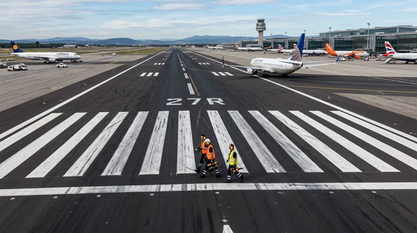 Why Zebra Crossings in Airport Runway par zebra crossing kyo hoti hai