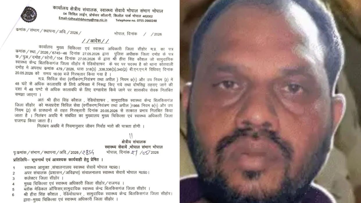 MP News: Hira Singh Kaushal, the mastermind behind fake MBBS degree and government recruitment, suspended, ord