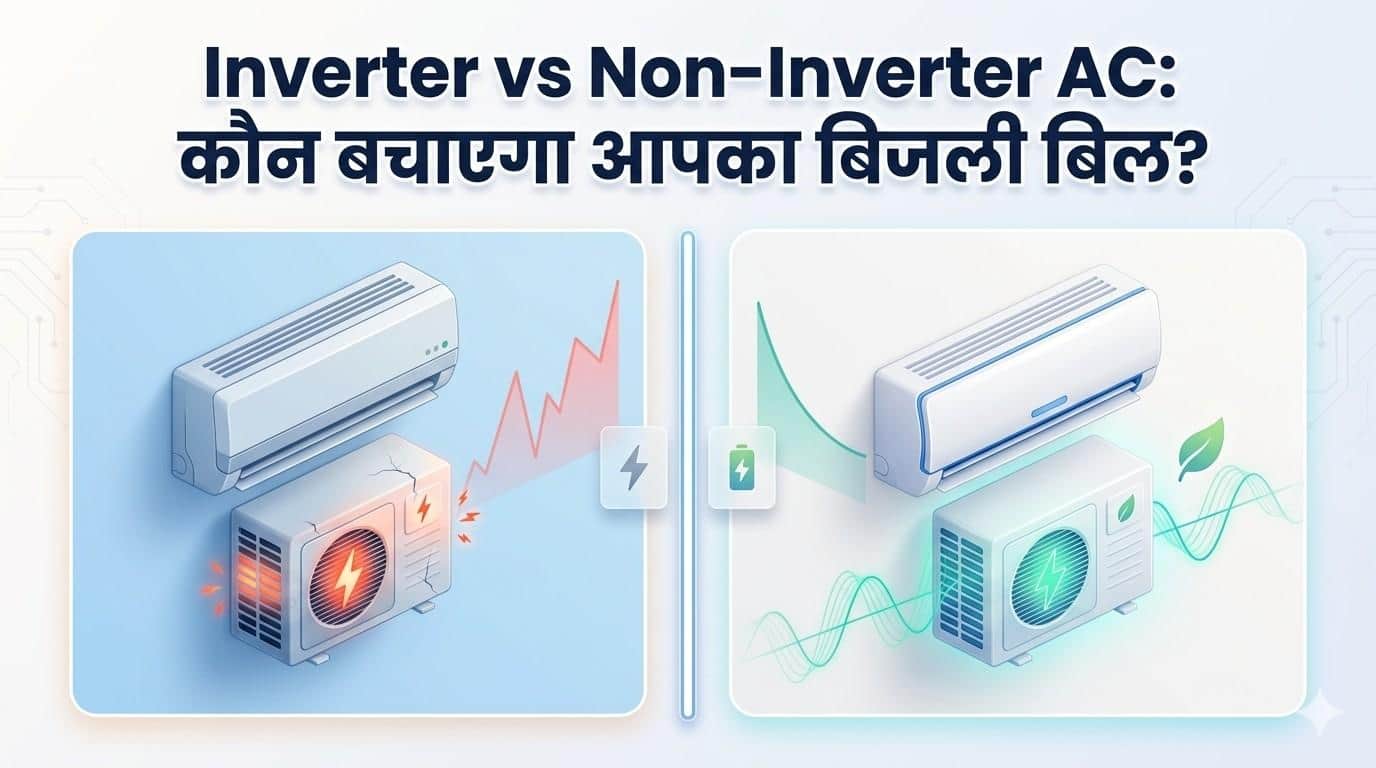 Inverter AC vs Non-Inverter AC: Which Cools Faster and Saves More Electricity?