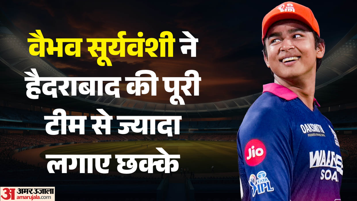 Sunrisers Hyderabad vs Rajasthan Royals IPL 2026 Eliminator match record and stats most sixes