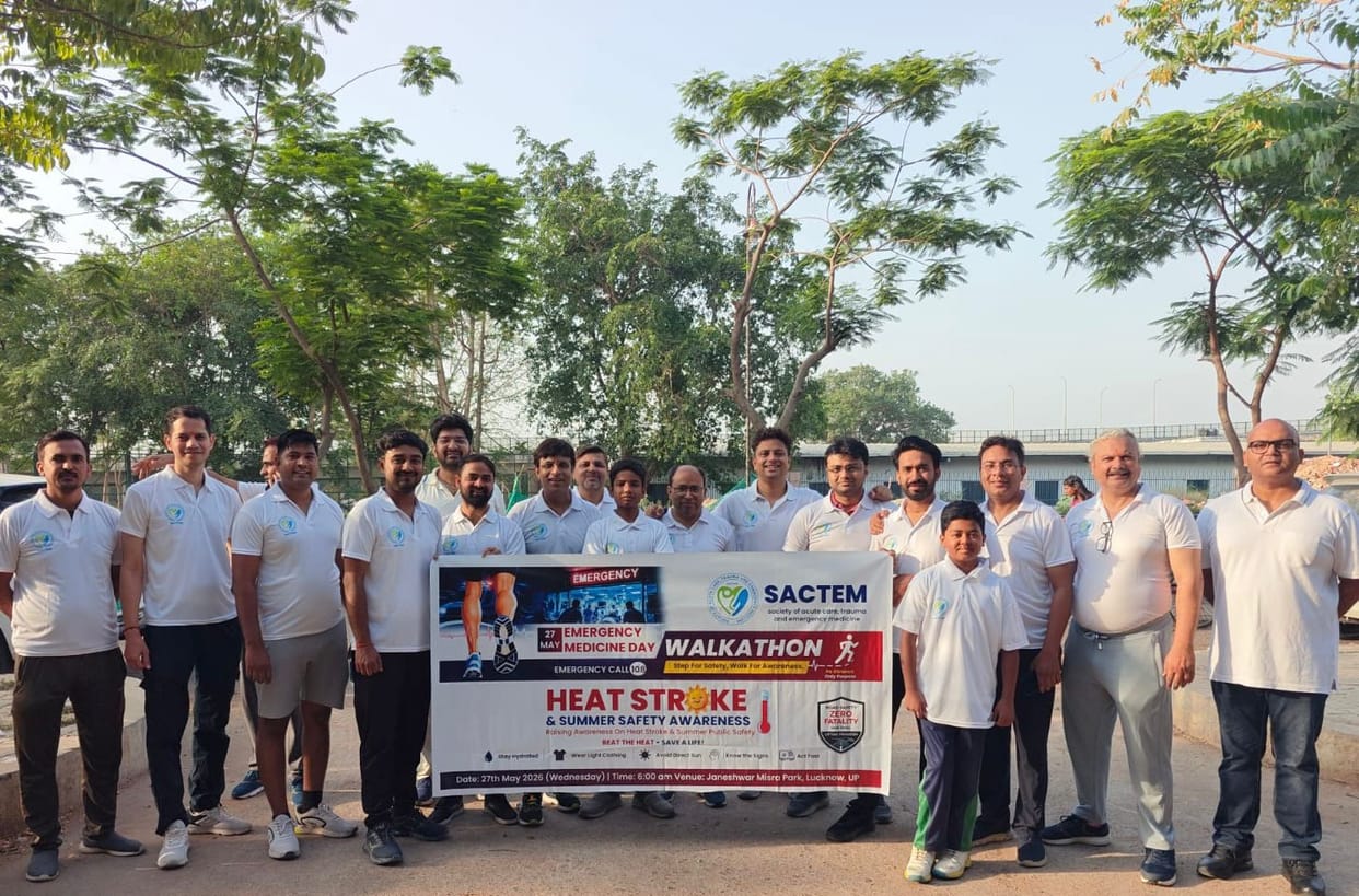 Lucknow: SACTEM to organise nationwide awareness campaign and walkathon on World Emergency Medicine Day 2026