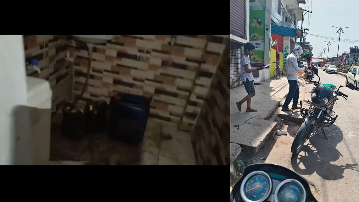 Black marketing at petrol pump, thousands of litres of diesel and petrol recovered from toilet and kitchen