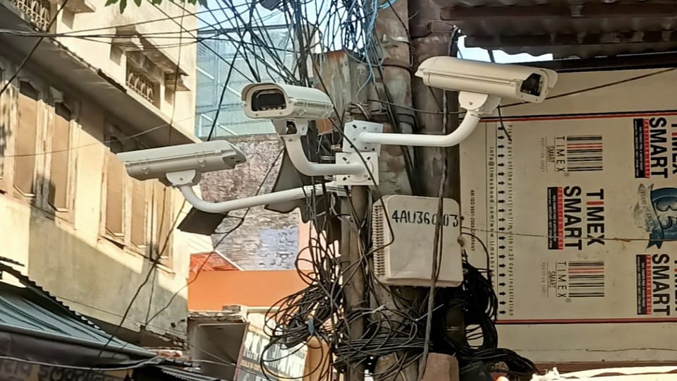 CCTV cameras installed in Aligarh Mamu Bhanja Market