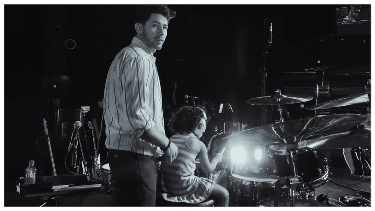 Priyanka Chopra Nick Jonas daughter Malti marie becomes cutest backstage drummer See Viral Pics