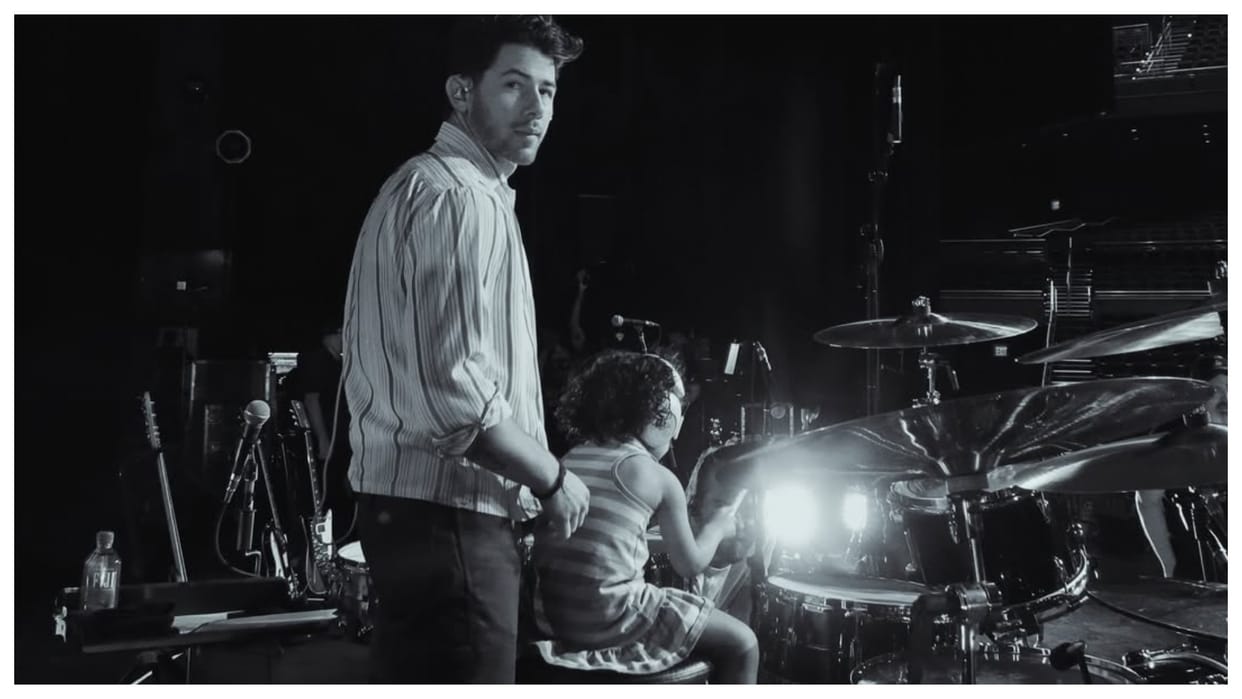 Priyanka Chopra Nick Jonas daughter Malti marie becomes cutest backstage drummer See Viral Pics