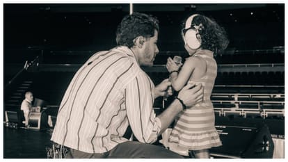 Priyanka Chopra Nick Jonas daughter Malti marie becomes cutest backstage drummer See Viral Pics