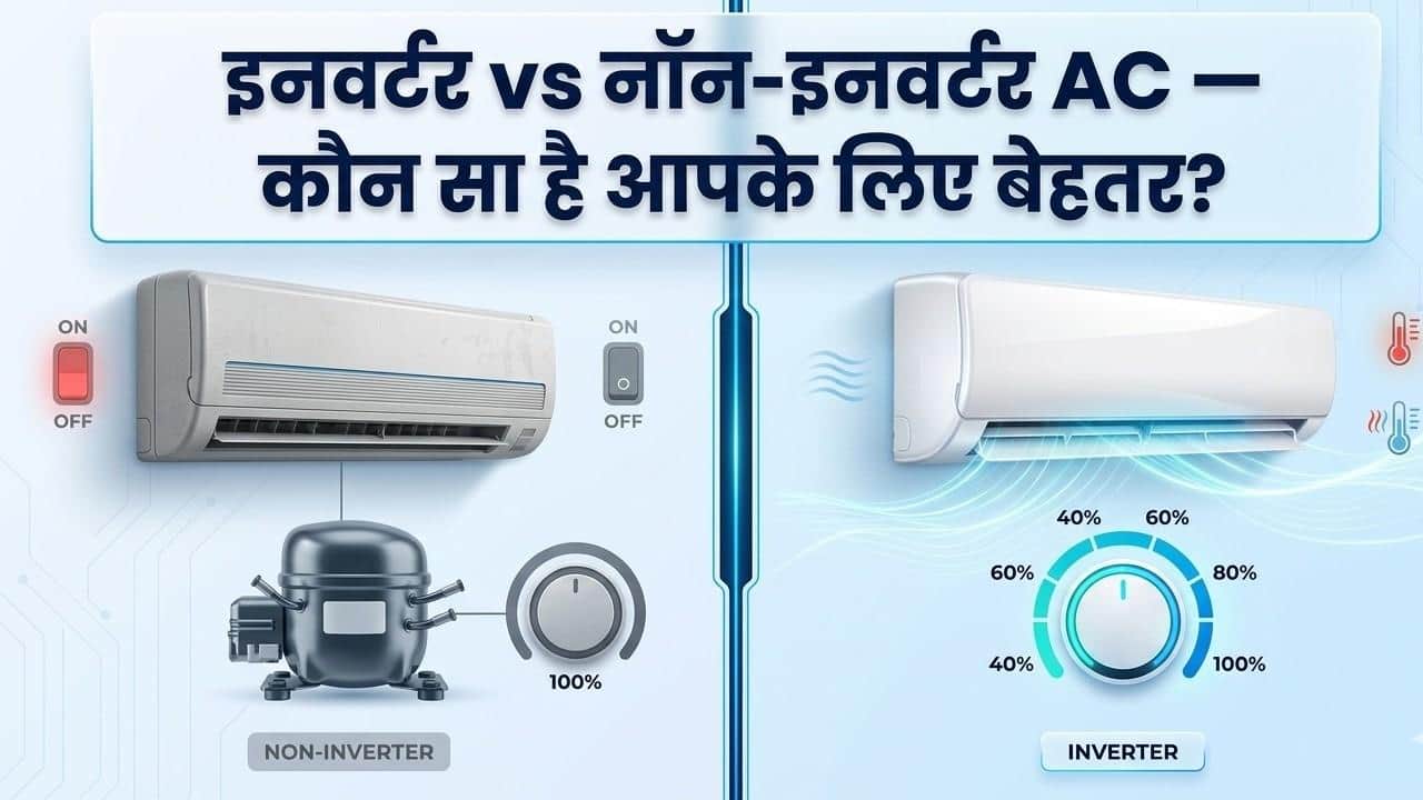 Inverter AC vs Non-Inverter AC: Which Cools Faster and Saves More Electricity?