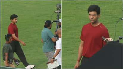 Rajkummar Rao Starts Sourav Ganguly Biopic Shooting In  Kolkata At Eden Gardens BTS Photo Viral