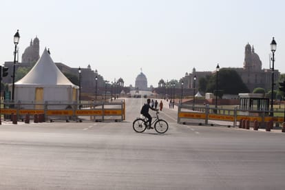 Due to scorching heat in Delhi people are going to hilly areas like Rishikesh and Haridwar for relief