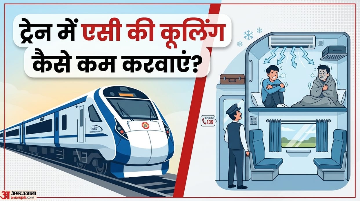 What to do if you are facing problem with AC cooling in train mein ac tej chalane par kaise kam karwayein