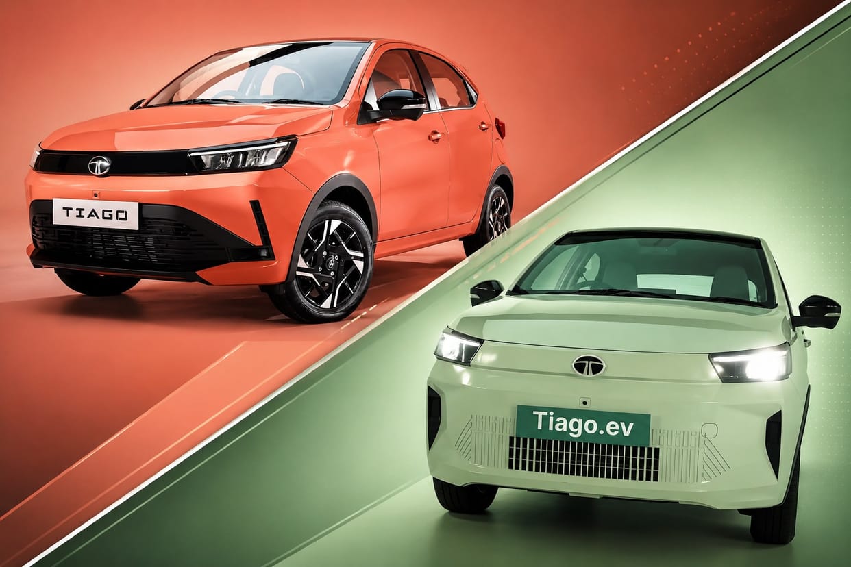Tata Tiago & Tiago EV Facelift Launched: Check Prices, New Features, and Upgrades