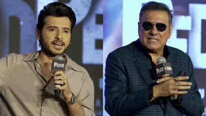 Peddi Delhi Press Conference Attend By Ram Charan Janhvi Kapoor  Divyenndu And Boman Irani
