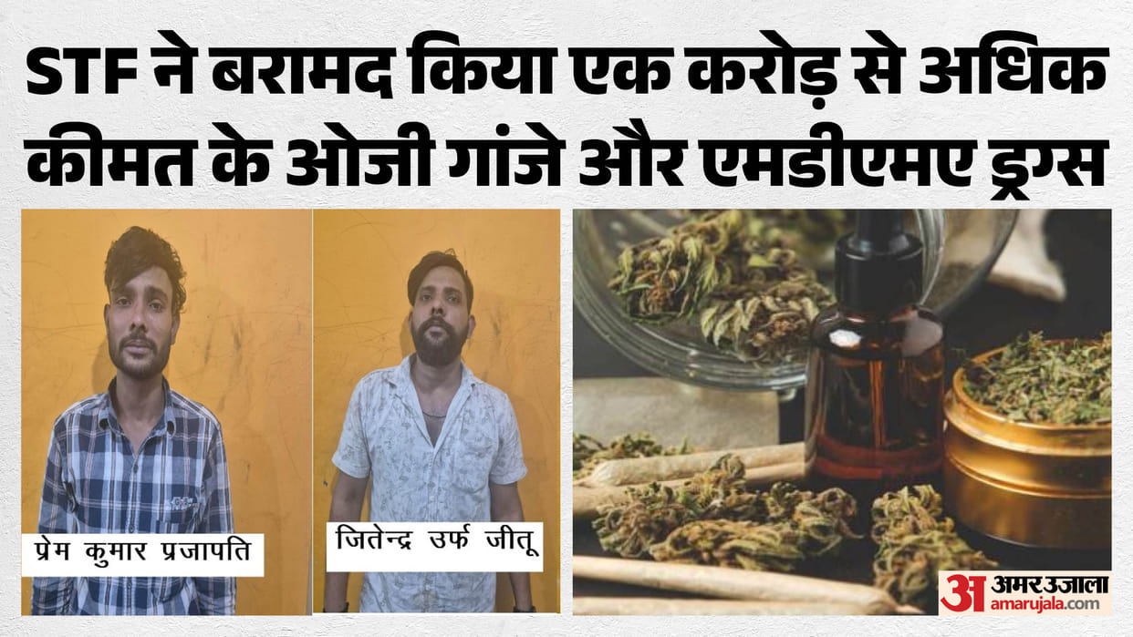 Agra STF Busts International Drug Racket California OG Ganja Smuggled via Courier
