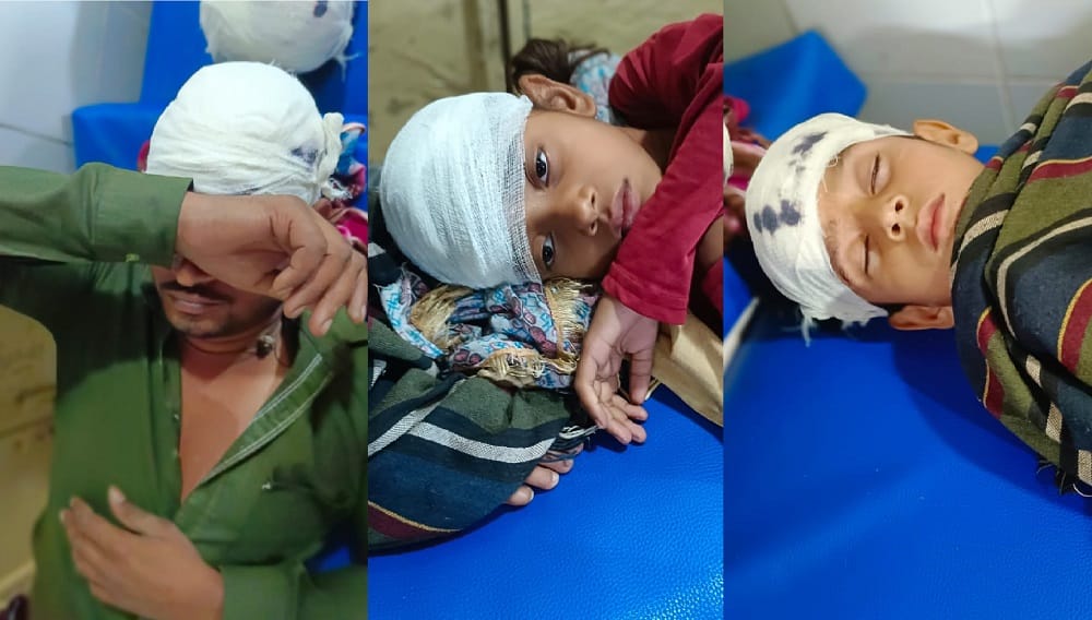 Storm Wreaks Havoc in orai Tin Shed Collapses on Sleeping Family Husband and Three Children Critically Injured