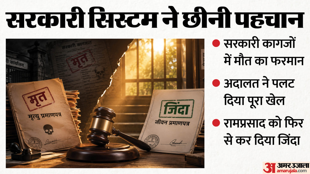 court brought back to life through order young man who officially recorded dead in govt record In Sultanpur