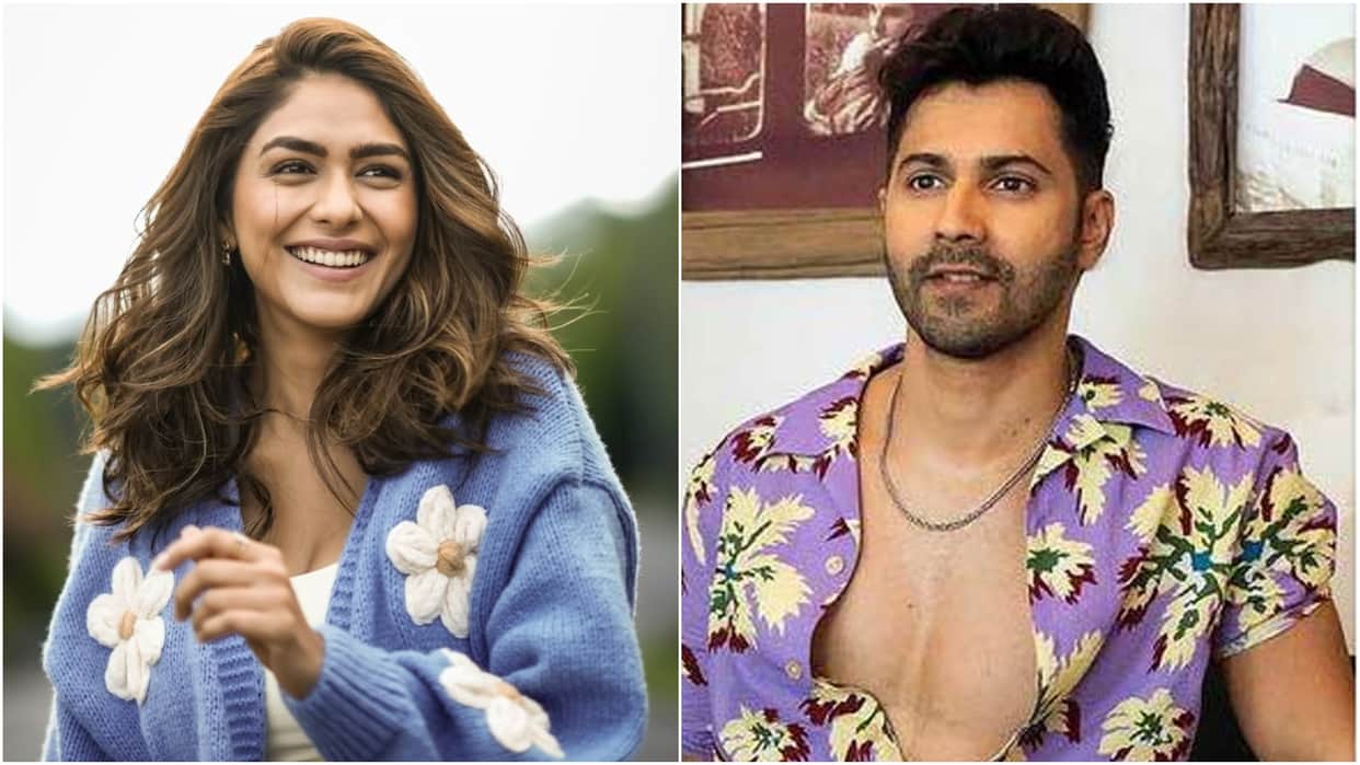 Mrunal Thakur Varun Dhawan Fun Loving Video During Dance On Chunnari Chunnari With Jonita Gandhi HJTIHH