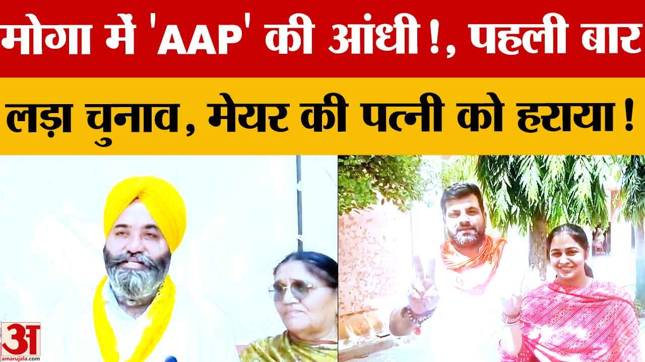 Punjab MC Election News: मोगा नगर निगम में AAP की बड़ी जीत, 50 में से 30 सीटें जीतीं